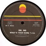 Dr. No – What's Your Name 12'' Maxi Single Plak - Görsel 3