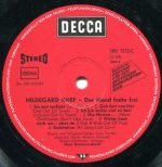Hildegard Knef – Der Mond Hatte Frei LP Plak - Görsel 3