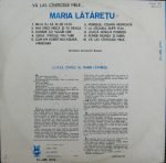 Maria Lătărețu – Vă Las Cîntecele Mele... LP Plak - Görsel 2