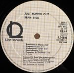 Sean Tyla – Sean Tyla's Just Popped Out LP Plak - Görsel 5