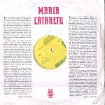 Maria Lătărețu – Maria Lătărețu 10'' LP Plak - Görsel 2