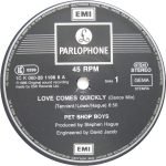 Pet Shop Boys – Love Comes Quickly (Original-Version) 12'' Maxi Single Plak - Görsel 3