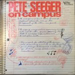 Pete Seeger – On Campus LP Plak