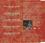 Michael Jackson – You Are Not Alone CD Single - Görsel 2