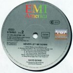 David Bowie – Never Let Me Down LP Plak - Görsel 4