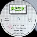Valerie Dore – It's So Easy 12'' Maxi Single Plak - Görsel 3