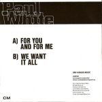 Paul White – For You And For Me 45lik Plak - Görsel 2