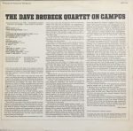 The Dave Brubeck Quartet – Brubeck On Campus 2LP Plak - Görsel 2