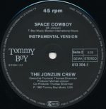 The Jonzun Crew – Space Cowboy 12'' Maxi Single Plak - Görsel 3