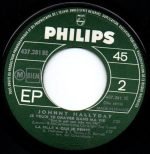 Johnny Hallyday – Si J'Etais Un Charpentier 45lik Plak - Görsel 4