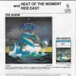 Asia – Heat Of The Moment 45lik Plak - Görsel 3