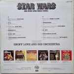 Geoff Love And His Orchestra – Star Wars And Other Space Movie Themes LP Plak - Görsel 2