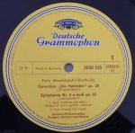 Mendelssohn Bartholdy - Symphonie Nr. 3 »Schottische« • Hebriden-Ouvertüre LP Plak - Görsel 3
