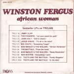 Winston Fergus – African Woman 45lik Plak - Görsel 2
