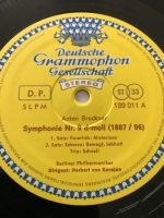 Bruckner - Berliner Philharmoniker, Herbert von Karajan – Symphonie Nr. 9 D-moll LP Plak - Görsel 2