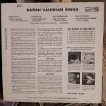 Sarah Vaughan – Sarah Vaughan Sings Sweet And Sultry LP Plak - Görsel 2