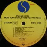 Talking Heads – More Songs About Buildings And Food LP Plak - Görsel 3