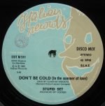 Stupid Set ‎– Don't Be Cold (In The Summer Of Love) 12'' Maxi Single Plak - Görsel 2