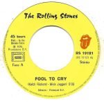 The Rolling Stones – Fool To Cry / Crazy Mama 45lik Plak - Görsel 3