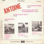 Antoine – Un Éléphant Me Regarde 45lik Plak - Görsel 2