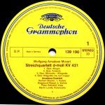 Wolfgang Amadeus Mozart, Amadeus-Quartett – Streichquartette D-moll KV 421 Und C-dur KV 465 LP Plak - Görsel 3