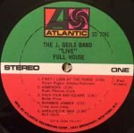 The J. Geils Band – "Live" Full House LP Plak - Görsel 2