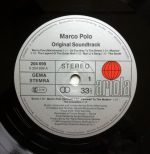 Ennio Morricone – Marco Polo - Original Soundtrack LP Plak - Görsel 3