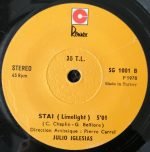 Julio Iglesias – Aimer La Vie 45lik Plak - Görsel 4