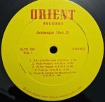 "Arabesque" Volume 2: Authentic Oriental Dance Tempos LP Plak - Görsel 3