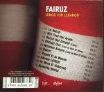 Fairuz – Sings For Lebanon CD - Görsel 3