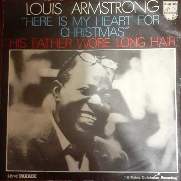 Louis Armstrong – Here Is My Heart For Christmas 45'lik Plak