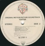 Dave Grusin – Tootsie - Original Motion Picture Soundtrack LP Plak - Görsel 3