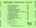 NRG Ensemble – "Calling All Mothers" CD (Free Jazz) - Görsel 3
