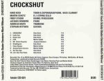 Koch / Schütz / Studer / Demierre / Marti / Wittwer – Chockshut CD (Free Jazz) - Görsel 2