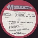Les Chœurs De L'Armée Rouge - Boris Alexandrov – Les Chœurs De L'Armée Rouge (Volume 3) LP Plak - Görsel 3