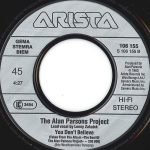 The Alan Parsons Project – Don't Answer Me 45'lik Plak - Görsel 4