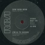 Bow Wow Wow – See Jungle! (Jungle Boy) (Re-Mixed Version) 12'' Maxi Single Plak - Görsel 3