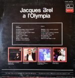 Jacques Brel – À L'Olympia LP Plak - Görsel 2