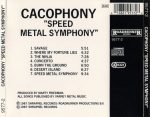 Cacophony – Speed Metal Symphony CD - Görsel 2