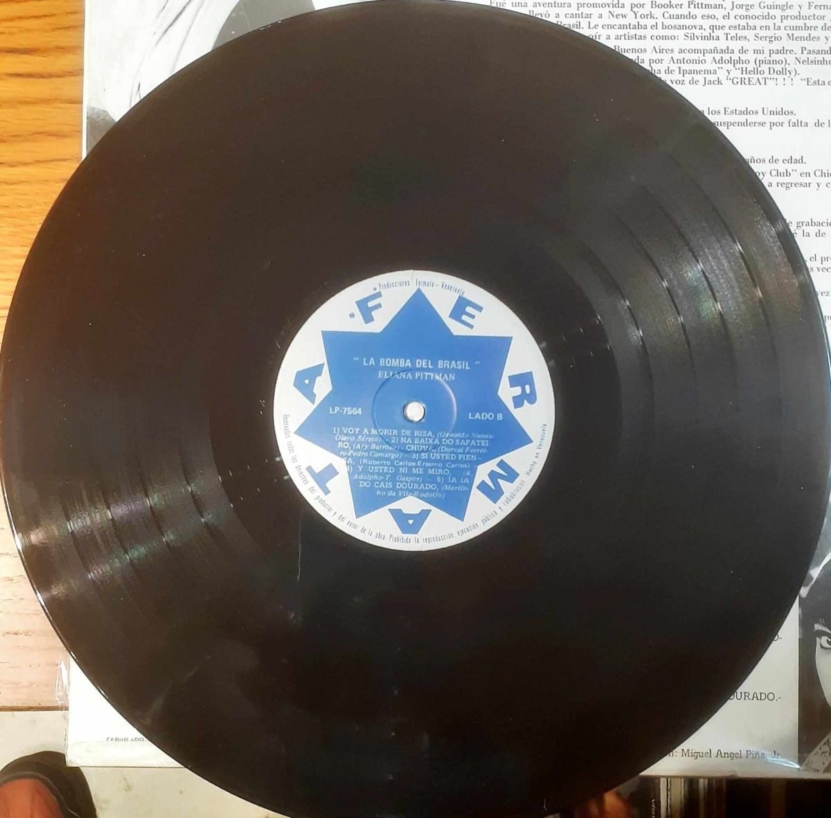 Eliana Pittman – La Bomba Del Brasil LP Plak - Görsel 3