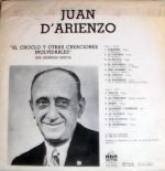 Juan D'Arienzo ‎– El Choclo Y Otras Creaciones Inolvidables LP Plak (Tango) - Görsel 2