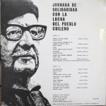 Jornada De Solidaridad Con La Lucha Del Pueblo De Chile LP Plak - Görsel 2