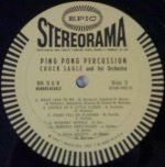 Chuck Sagle And His Orchestra – Ping Pong Percussion LP Plak - Görsel 4