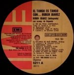 Ruben Juarez – El Tango Es Tango Con... Ruben Juarez LP Plak (Tango) - Görsel 4
