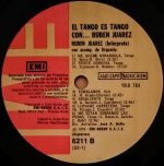Ruben Juarez – El Tango Es Tango Con... Ruben Juarez LP Plak (Tango) - Görsel 3