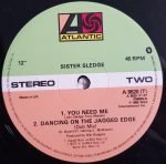 Sister Sledge – Dancing On The Jagged Edge 12'' Maxi Single Plak - Görsel 4