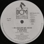 Rififi – Dr. Acid And Mr. House 12" Maxi Single Plak (Acid House) - Görsel 3