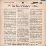 The Modern Jazz Quartet – One Never Knows (Original Film Score For “No Sun In Venice”) LP Plak - Görsel 2