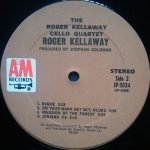 Roger Kellaway – The Roger Kellaway Cello Quartet LP Plak - Görsel 4