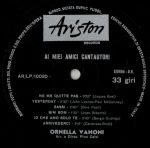 Ornella Vanoni – Ai Miei Amici Cantautori LP Plak - Görsel 7